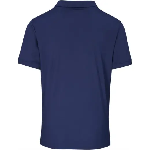 Mens Virtue Golf Shirt Navy Back